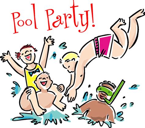 Pool party swimming party clipart free images 2 - WikiClipArt