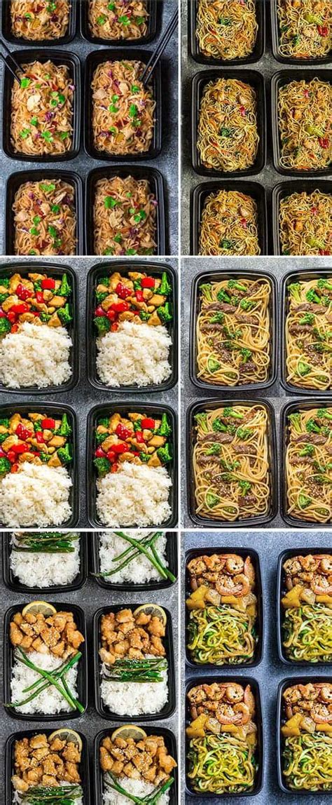 25 Healthier Than Take Out Meal Prep Recipes | Make Ahead Lunch Ideas