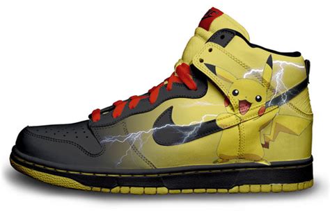 Nike SB Dunk Cartoon Shoes : 10 Top Pokemon Anime Character Pikachu ...