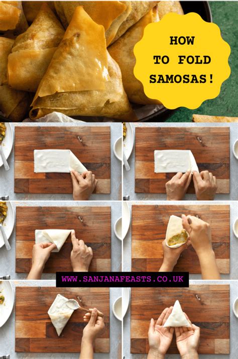 Golden Air Fryer Samosas - Sanjana.Feasts - Vegan