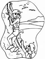 Rock Climbing Coloring Pages  Best For Kids sketch template