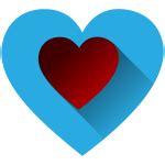 Vector illustration of a black heart for Valentine | Free SVG
