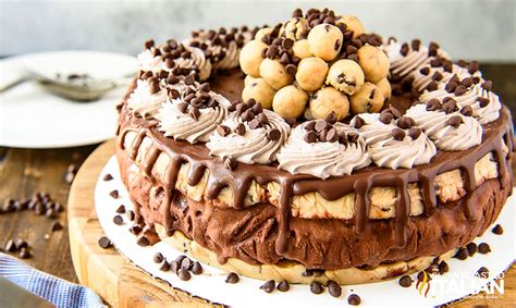 No-Bake Cookie Dough Ice Cream Cake