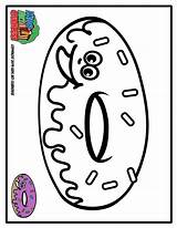 Doughnut  Printable Coloring Page Pages coloring sketch template
