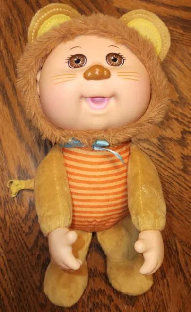 CABBAGE PATCH KIDS 9" Cuties Doll 2016 CPK Safari Friends Kona Lion Plush $7.85 - PicClick