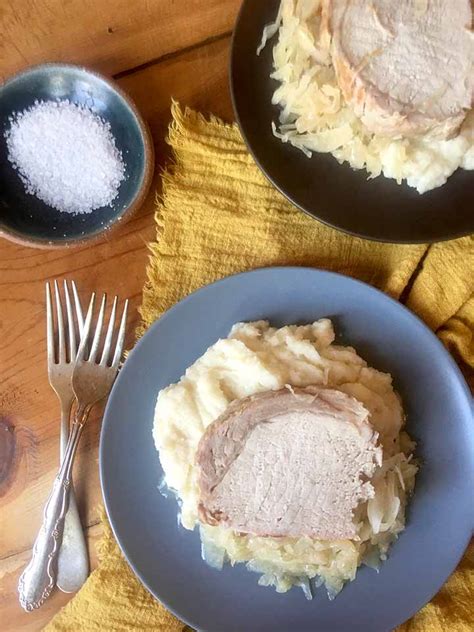 Instant Pot Pork and Sauerkraut - Resolution Eats