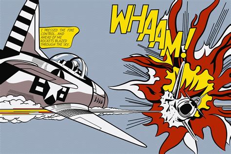 Roy-lichtenstein-whaam-print - Canvas Prints Australia