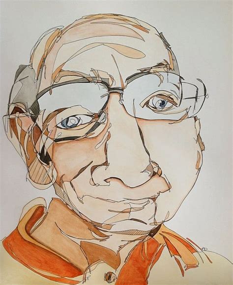 30SAL Challenge: Blind Contour Self Portrait | Seattle Artist League