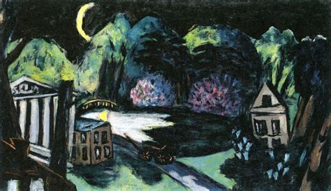 Max Beckmann - Park at Night, Baden-Baden, 1936 | Max beckmann, Art ...