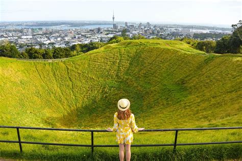 The view from Mt Eden's volcanic cone is one of the best in Auckland city. | Auckland city ...