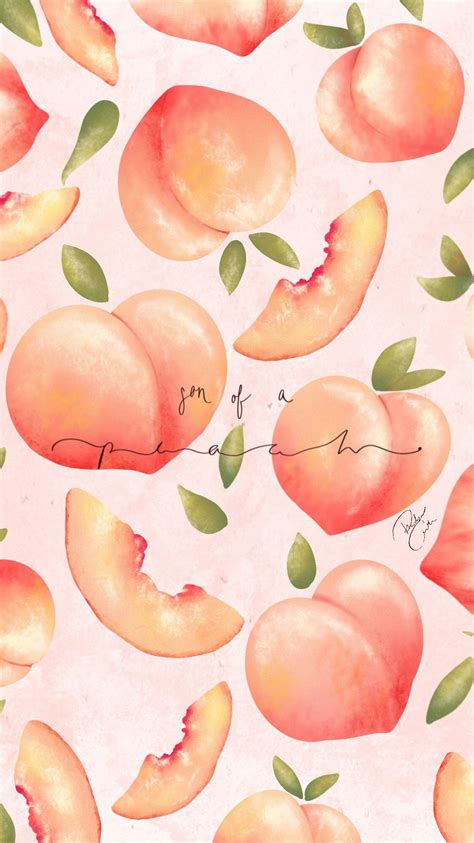 Peach Phone Background | Peach wallpaper, Fruit wallpaper, Peach aesthetic