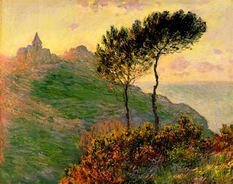 Claude Monet. The Church at Varengeville (1882). | Tableau monet, Monet ...