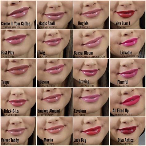 My MAC Lipstick Swatches! Check out the full video at https://www ...