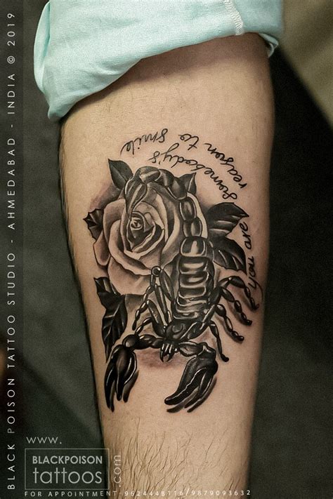 Best Scorpion Tattoo Design of All Time inked by Black Poison Tattoos