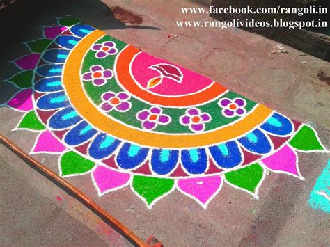 Diwali Rangoli , Kolam , Designs Images Easy Rangoli Designs Diwali, Rangoli Simple, Rangoli ...