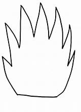 Flame Coloring Clip Clipart Template Line Svg Colouring Book Sketch  sketch template