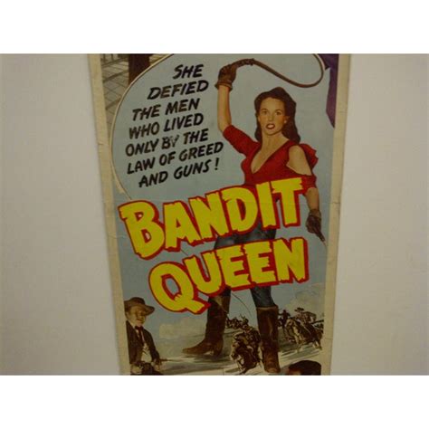 Vintage Movie Poster "Bandit Queen" 1950 | Chairish