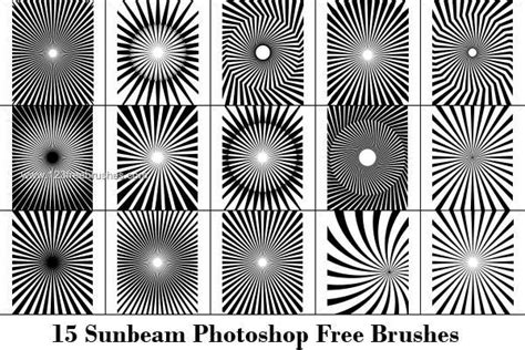 Sun Rays Free Photoshop Brushes | Photoshop Free Brushes | 123Freebrushes