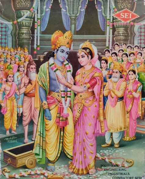 Sita Ram Vivah - C.Kondiah raju - Thevar Art Gallery in 2022 | Sita ram, Beautiful art paintings ...