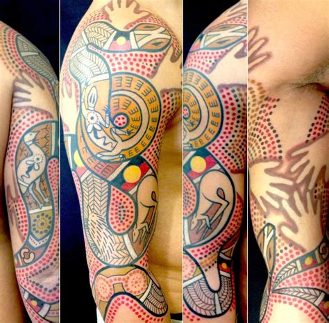 Australian Aboriginal style tattoos | Australian tattoo, Tattoos ...