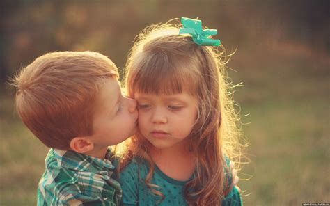 Free download Cute Child Kissing Background HD New HD Wallpapers [2560x1600] for your Desktop ...
