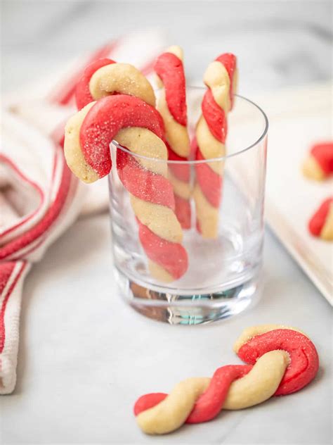 Candy Cane Cookies {Easy & Festive Christmas Cookie Recipe}