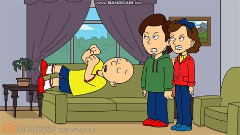 Caillou's Epic Temper Tantrum - YouTube