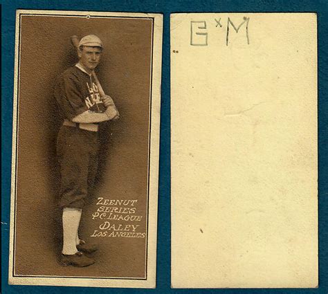 1911 Zeenut Pacific Coast League baseball cards, Buy Baseball Cards ...