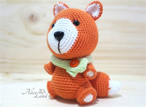 Crochet Toy Fox Stuffed Fox Crochet Fox Amigurumi Animal - Etsy