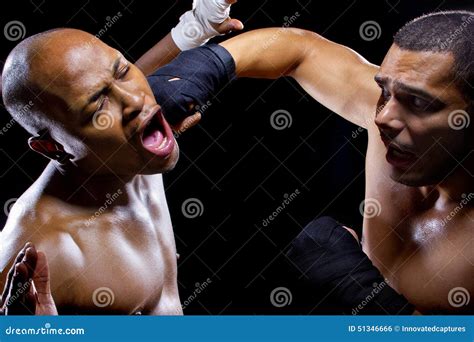 Fighter Getting Knocked Out Stock Photo - Image of macho, fight: 51346666