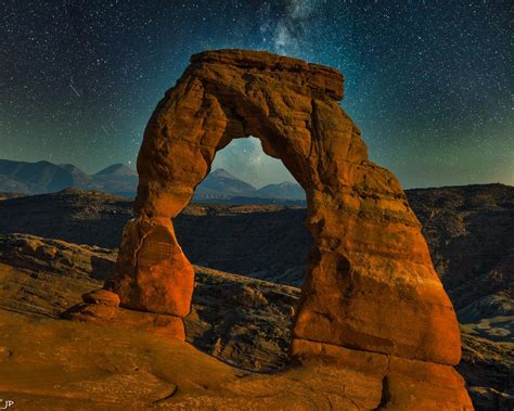 Delicate Arch Night Sky - Arches National Park : r/NationalPark