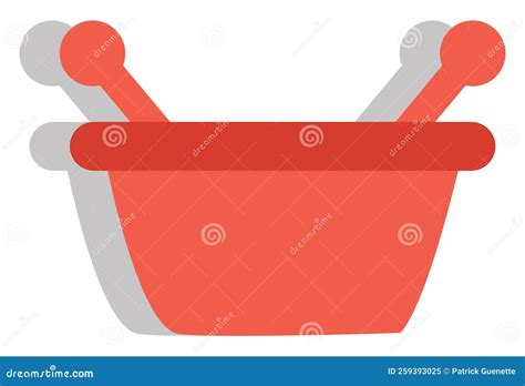 Market basket, icon stock vector. Illustration of white - 259393025