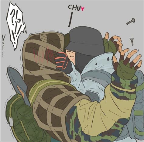 Love ️ kapkan n frost | Rainbow six siege art, Rainbow six siege anime ...