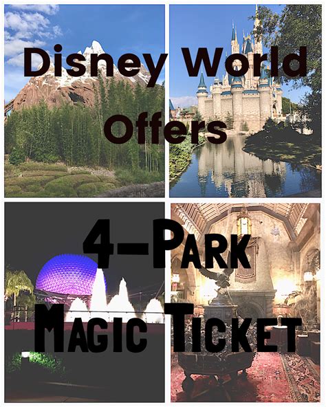 Disney World Offers A Limited Time 4-Park Magic Ticket ⋆ The Pike's Place