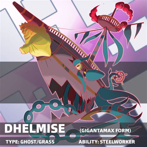 Dhelmise (GIGANTAMAX FORM) by locomotive111 on DeviantArt in 2021 ...