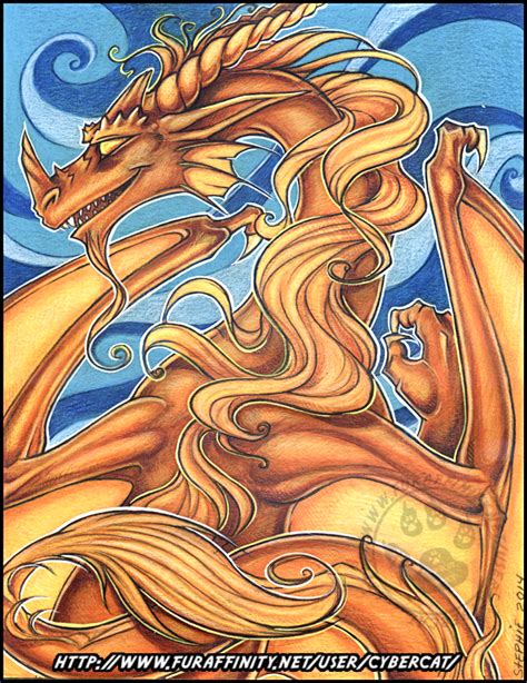 Dragon of the Wind Origintal Traditional Art Aucto by lady-cybercat on DeviantArt