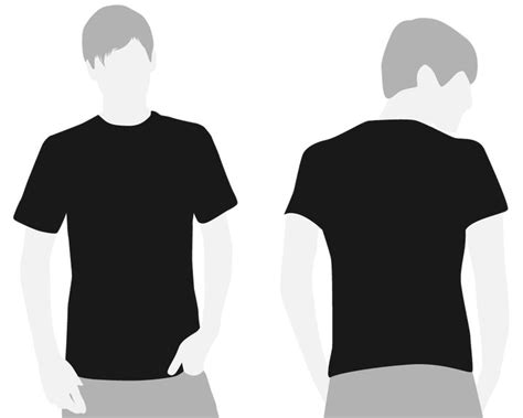 Black T Shirt Template - Clipart library - Clip Art Library | Black ...