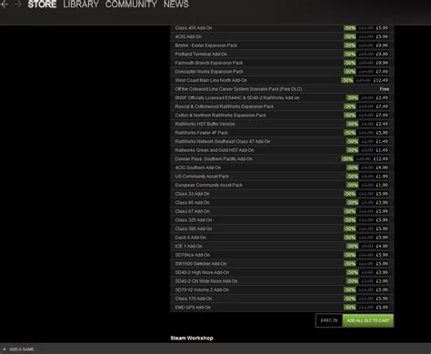 Lets buy all the Train Simulator DLC while they are on steam sale ...