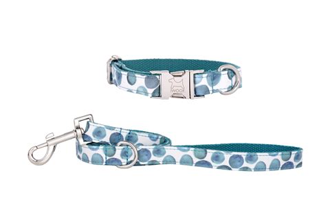 BUBBLES Designer Dog Collar and Lead set by IWOOF.com™ in Designer Dog Collars and Leads
