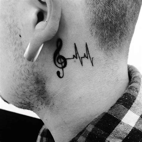 83 Treble Clef Tattoo Ideas - [2021 Inspiration Guide] | Treble clef tattoo, Neck tattoo for ...