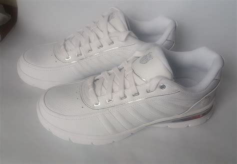 K-SWISS Court Le Comfortable White/Silver Tennis Mens Shoes SZ 7 # ...