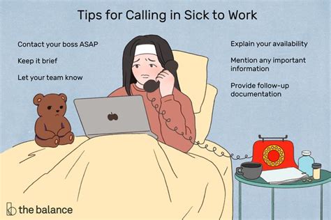 Tips for Calling or Emailing in Sick to Work | Sick, Dr book, Work