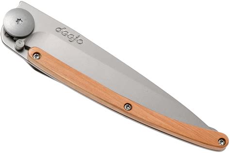 Deejo Wood 37g, Juniper wood 1CBG02 left-handed pocket knife ...