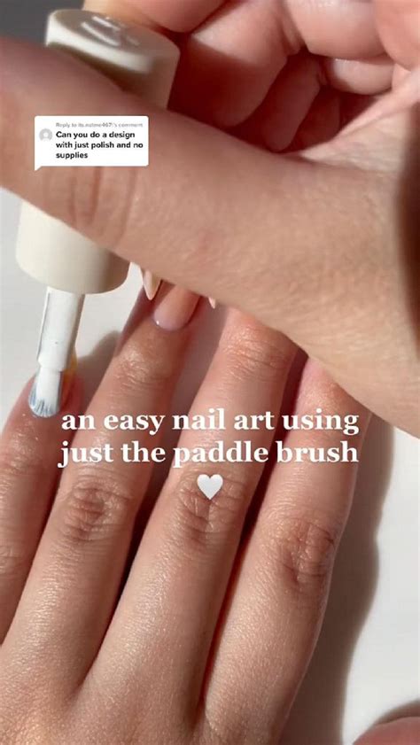 Nail Art Using Just the Paddie Brush in 2022 | Simple nails, Funky ...