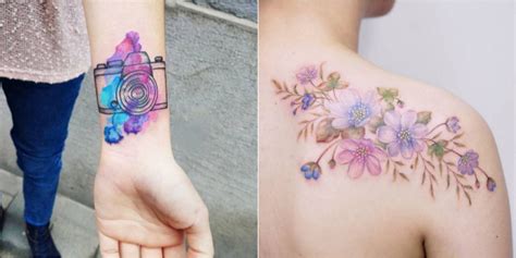 17 Most Beautiful Watercolor Tattoo Ideas - Best Watercolor Tattoos