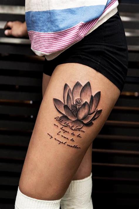 Discover 68+ lotus flower tattoo black and grey super hot - in.cdgdbentre