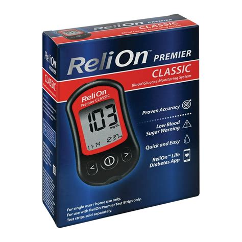 ReliOn Premier CLASSIC Blood Glucose Monitoring System - Walmart.com - Walmart.com