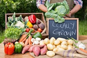 Eating locally grown foods is healthier!