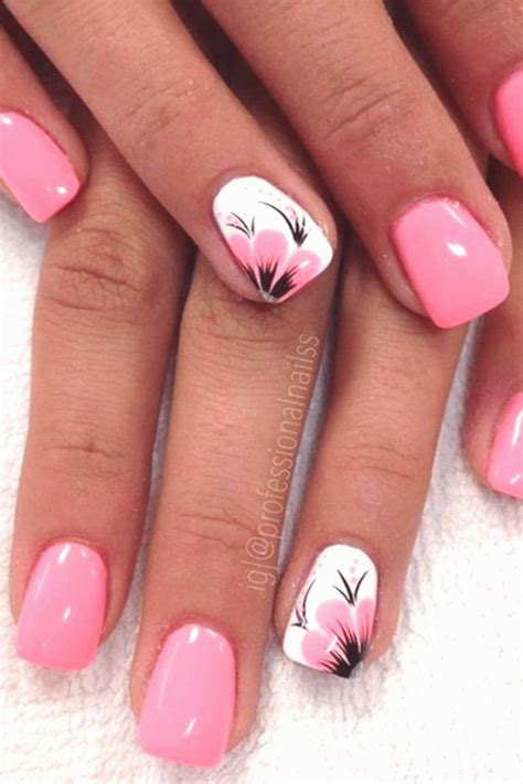 40 Fabulous Nail Designs That Are Totally In Season Right Now | Vibrant nails, Pink nail art ...