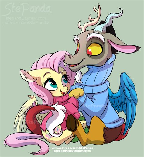 Fluttershy and Discord by StePandy on DeviantArt